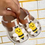 Cream Sandal with Honey Bee