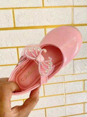 Pink Footwear with Glitter