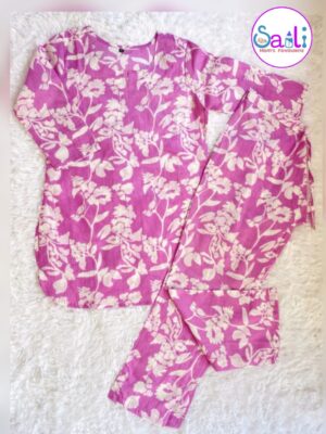 Floral Cotton Cord Sets in Everyday Comfort Wear