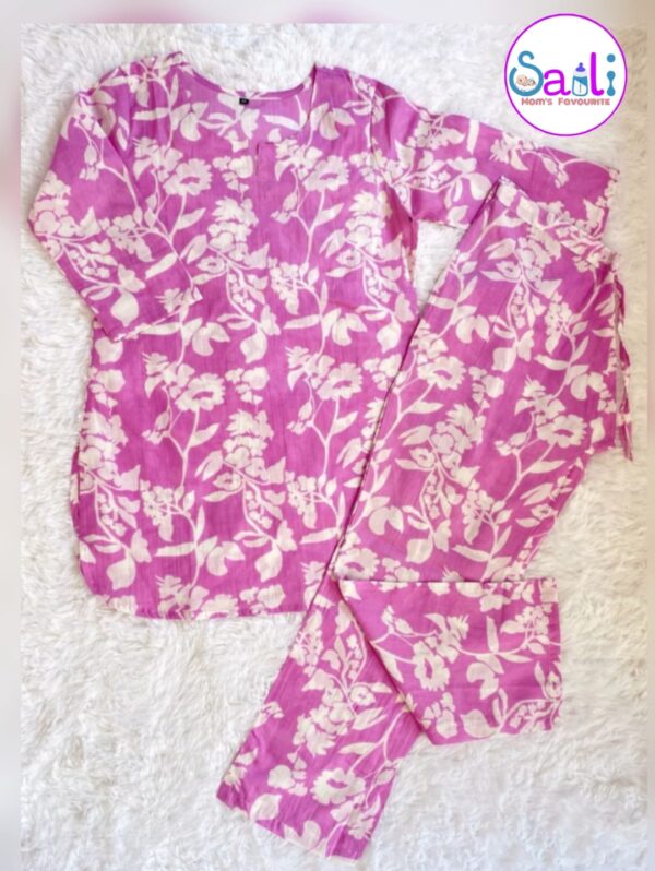 Floral Cotton Cord Sets in Everyday Comfort Wear